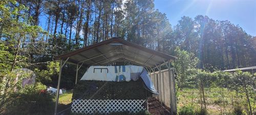 Vr 15x15x7 Chicken coop cover horizontal side panels