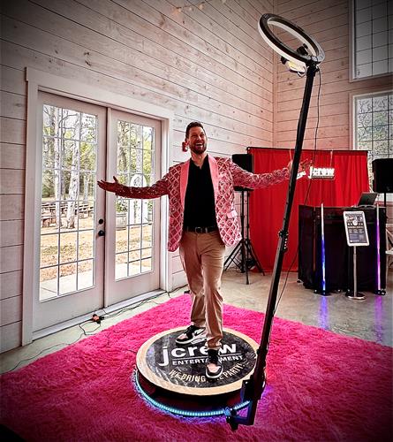 CEO on 360 Photo Booth