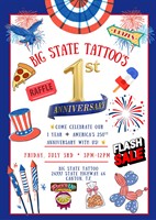 Big State Tattoo's 1 Year Anniversary