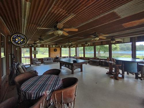 Cantina screened gaming area 