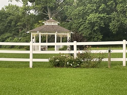 Gazebo on property for use