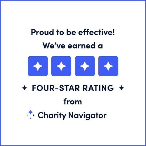 Proud to be fully accredited with the highest level of accountability for our program. We want our donors and supporters to know that we value their support and are good stewards of their donations to us.