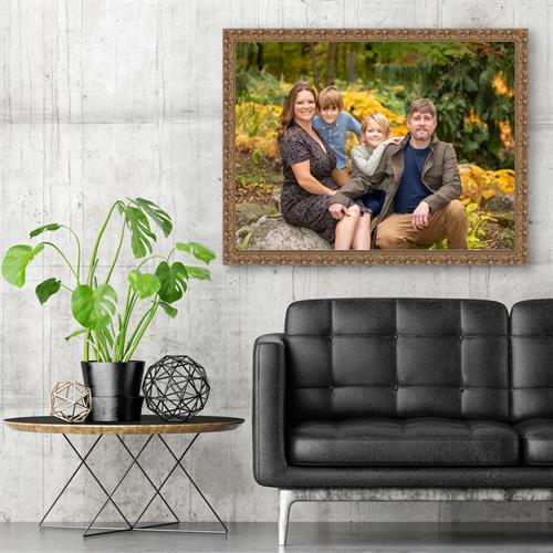 Your family is the most important thing in your life, so they should be what adorns your walls