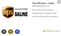 The UPS Store, Saline