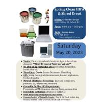 Spring Clean HHW & Shred Event