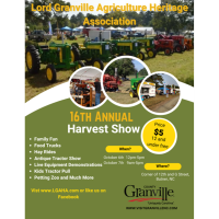 16th Annual Harvest Show presented by Lord Granville Agriculture Heritage Assoc.