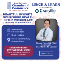 Lunch & Learn w/ Dr Richard Pacca-Granville Health System