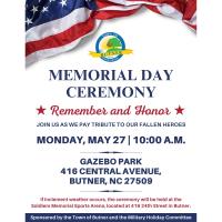 MEMORIAL DAY CEREMONY