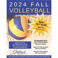 2024 Fall Volleyball - Oxford Parks & Recreation