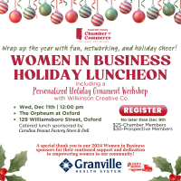 Quarterly Women in Business Holiday Luncheon