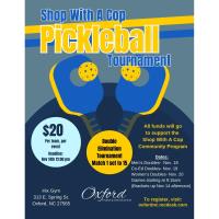 Shop With A Cop Pickleball Tournament