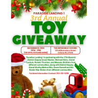 3rd Annual Toy Giveaway