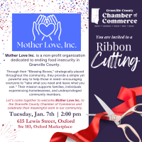 Mother Love, Inc. Ribbon Cutting