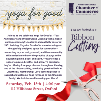 Ribbon Cutting Yoga for Good