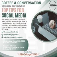 Coffee & Conversation: Top Tips for Social Media