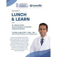 Lunch & Learn with Dr. Naveen Kumar