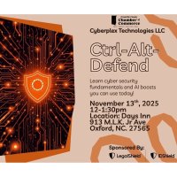 Lunch & Learn "Ctrl-Alt-Defend" with Cyberplex Technologies