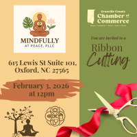 Ribbon Cutting for Mindfully at Peace