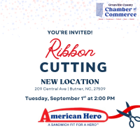 Ribbon Cutting for American Hero Pizza & Subs