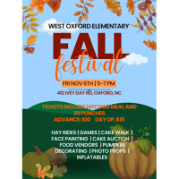 Fall Festival at West Oxford Elementary