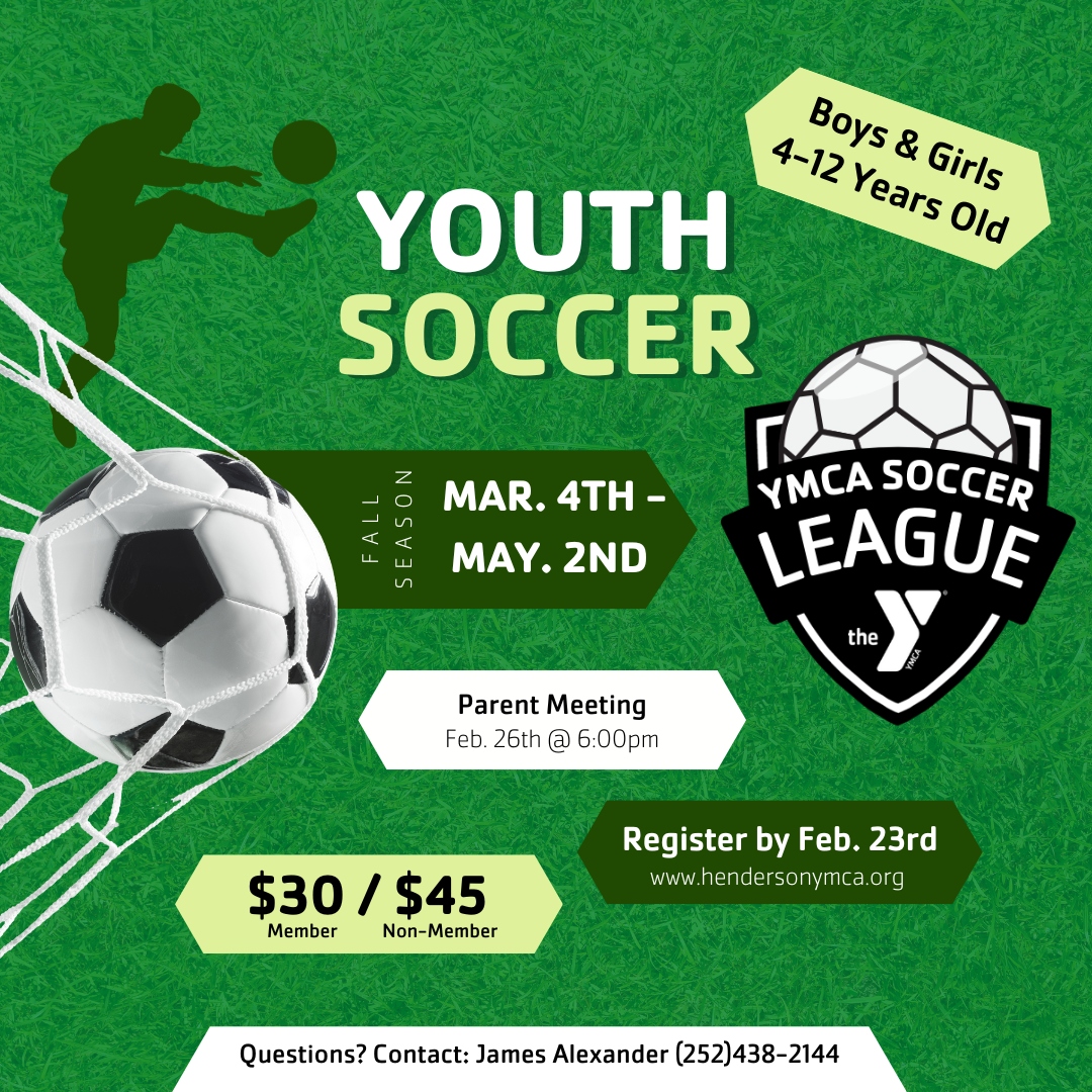 2024 Youth Spring Soccer - Jan 19, 2024 to Feb 23, 2024 - Granville
