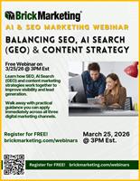 AI Marketing Webinar: Balancing SEO, AI Search (GEO) & Content Strategy