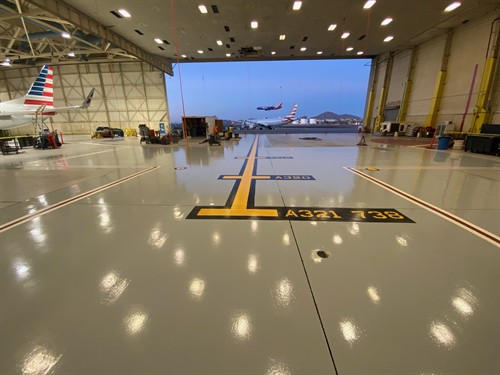 High Traffic Commercial Urethane Application