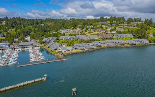 Located on Yaquina Bay