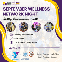 September Wellness Network Night sponsored & hosted by YMCA Reston