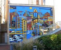 "Community Mural" by Dana Ann Scheurer in Reston Town Center