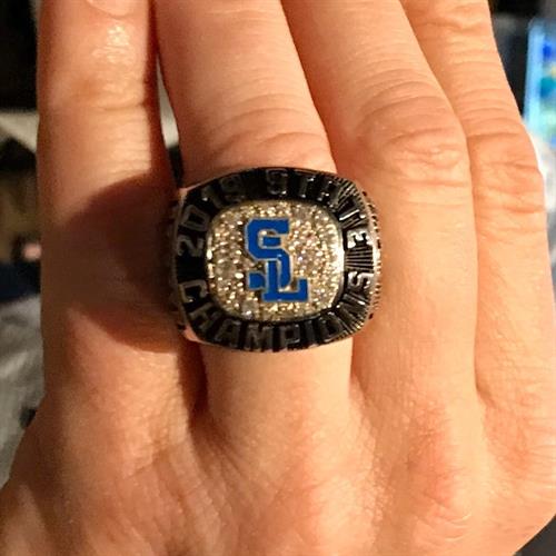 Boys Soccer State Champion 2019 Ring photo: Boosters