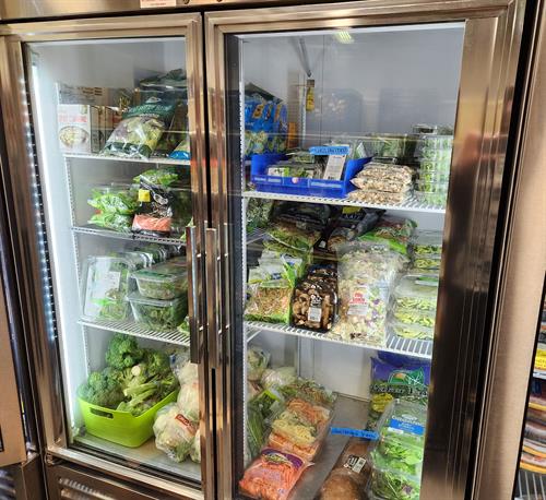 The WFCM client-choice food pantry includes fresh produce, which is always popular.
