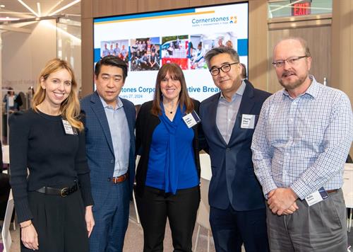 StarKist Team attending the Cornerstones’ Corporate Executive Breakfast including Young Choi, President & CEO, StarKist (second from the right) (Photo Credit: Chip McCrea)