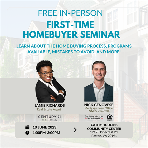 FREE First-Time Homebuyer Seminar!