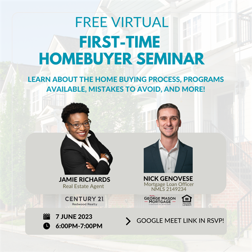 FREE First-Time Homebuyer Seminar!