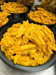 Cheesy Pasta Meal provided to Loudoun Hunger Relief