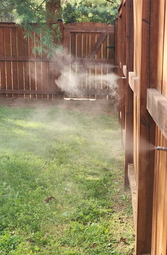 Misting System in Action