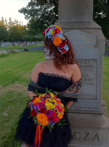 Day of the Dead photo shoot styled by Stein Your Florist Co.