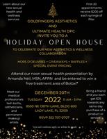 Holiday Open House - Ultimate Health DPC & Goldfingers Aesthetics