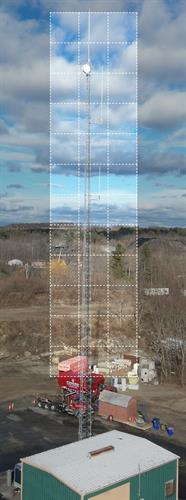Hi Res Grid Capture of Tower at Hudson Dump