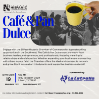 Cafe y Pan Dulce Sponsored by La Estrella Screen Printing & Embroidery