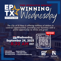 Winning Wednesday Doing Business the the City of El Paso