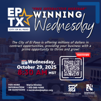 Winning Wednesday Doing Business the the City of El Paso