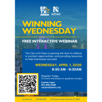 Winning Wednesday Doing Business the the City of El Paso