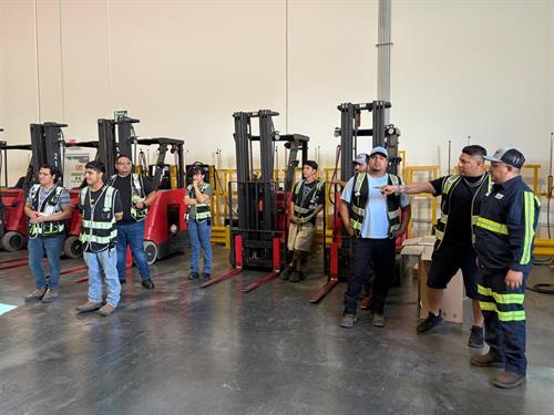 WE CERTIFIED FORKLIFT DRIVERS