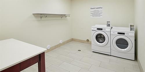 24 Hour On Site Laundry Facility for Guests
