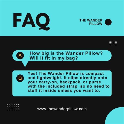 Learn more about The Wander Pillow!
