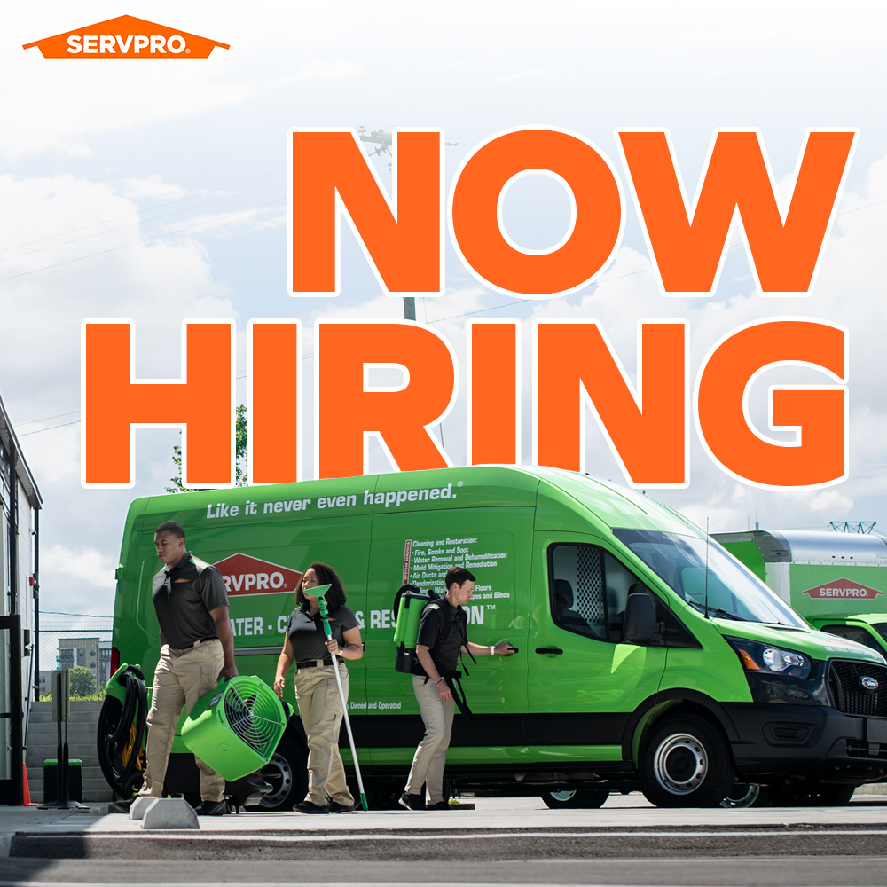 Servpro of Coeur d'Alene - Water Mitigation Technician - Job Description -  Hayden Chamber of Commerce, ID