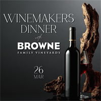 Winemakers' Dinner with Browne
