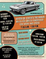 2nd Annual Miles for Smiles Classic Car Cruise & Car Show Fundraiser